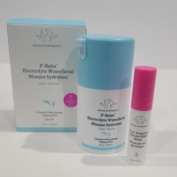 BNIB ✅ Drunk Elephant F-BALM Electrolyte Waterfacial Masque ✨NIB - Picture 9 of 16